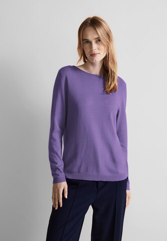 STREET ONE Sweater in Purple: front