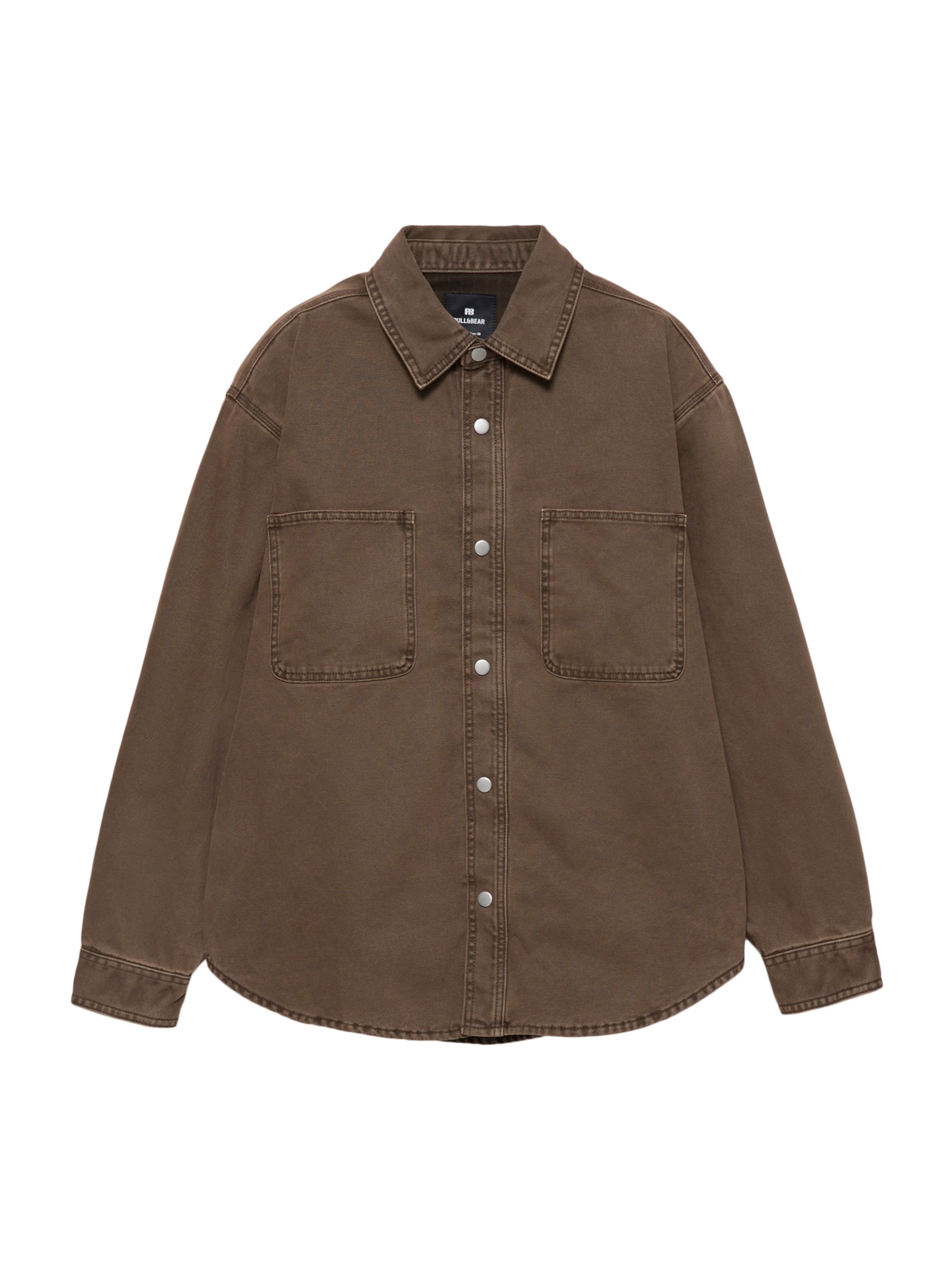 Pull&Bear Between-Season Jacket in Chocolate, Item view