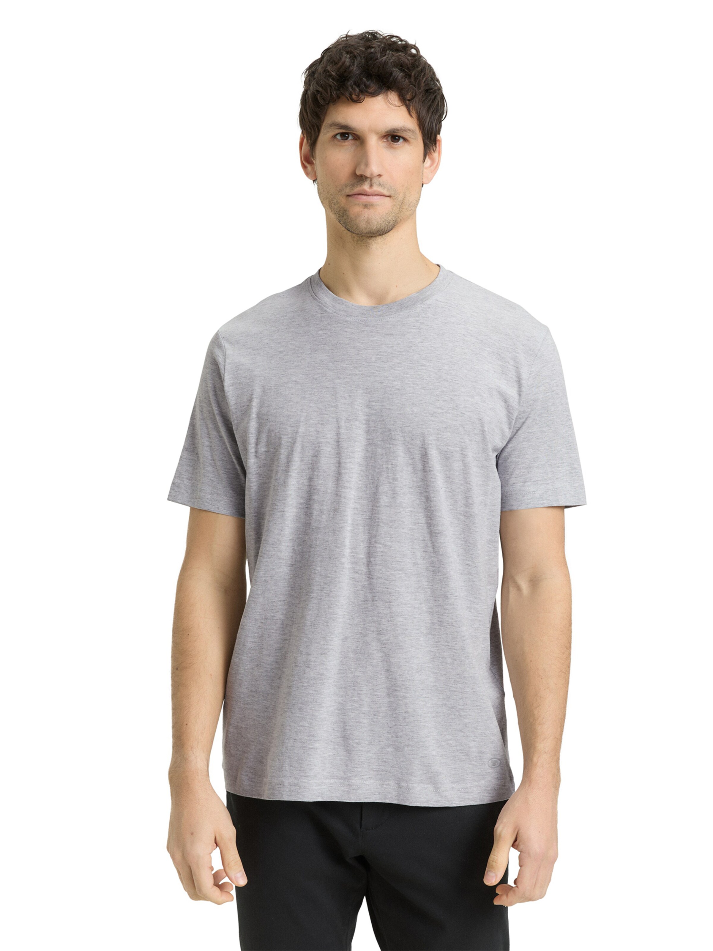 TOM TAILOR Shirt in Grey: front