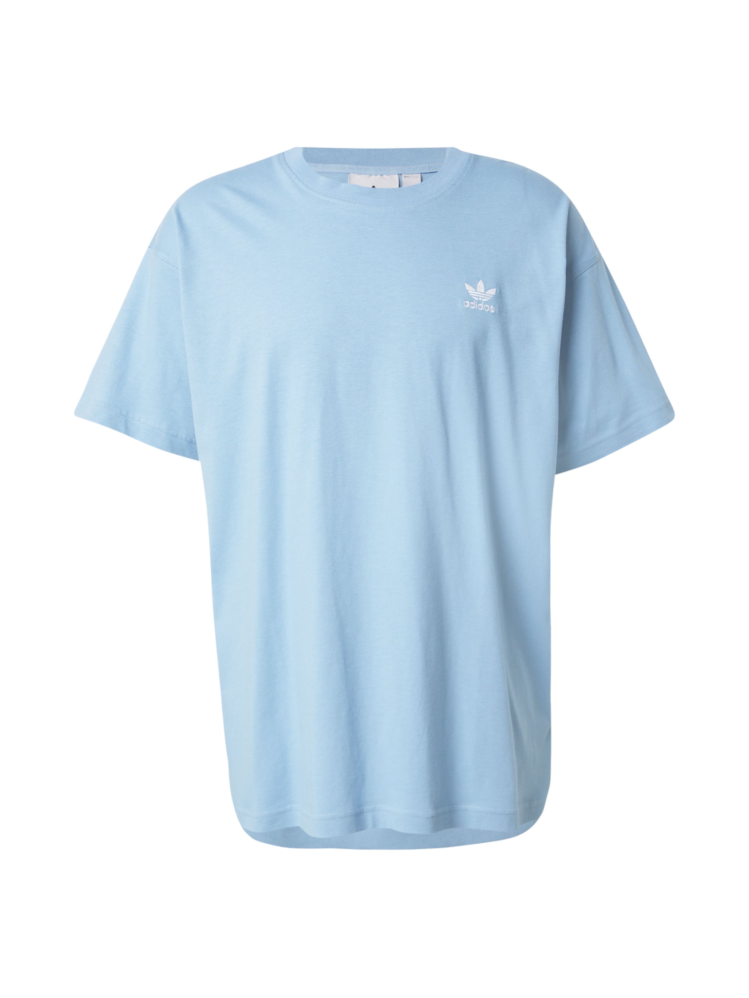 Tricou 'Trefoil Essentials' de la ADIDAS ORIGINALS pe albastru: față