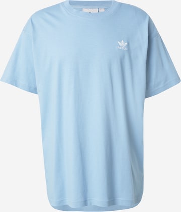 Tricou 'Trefoil Essentials' de la ADIDAS ORIGINALS pe albastru: față