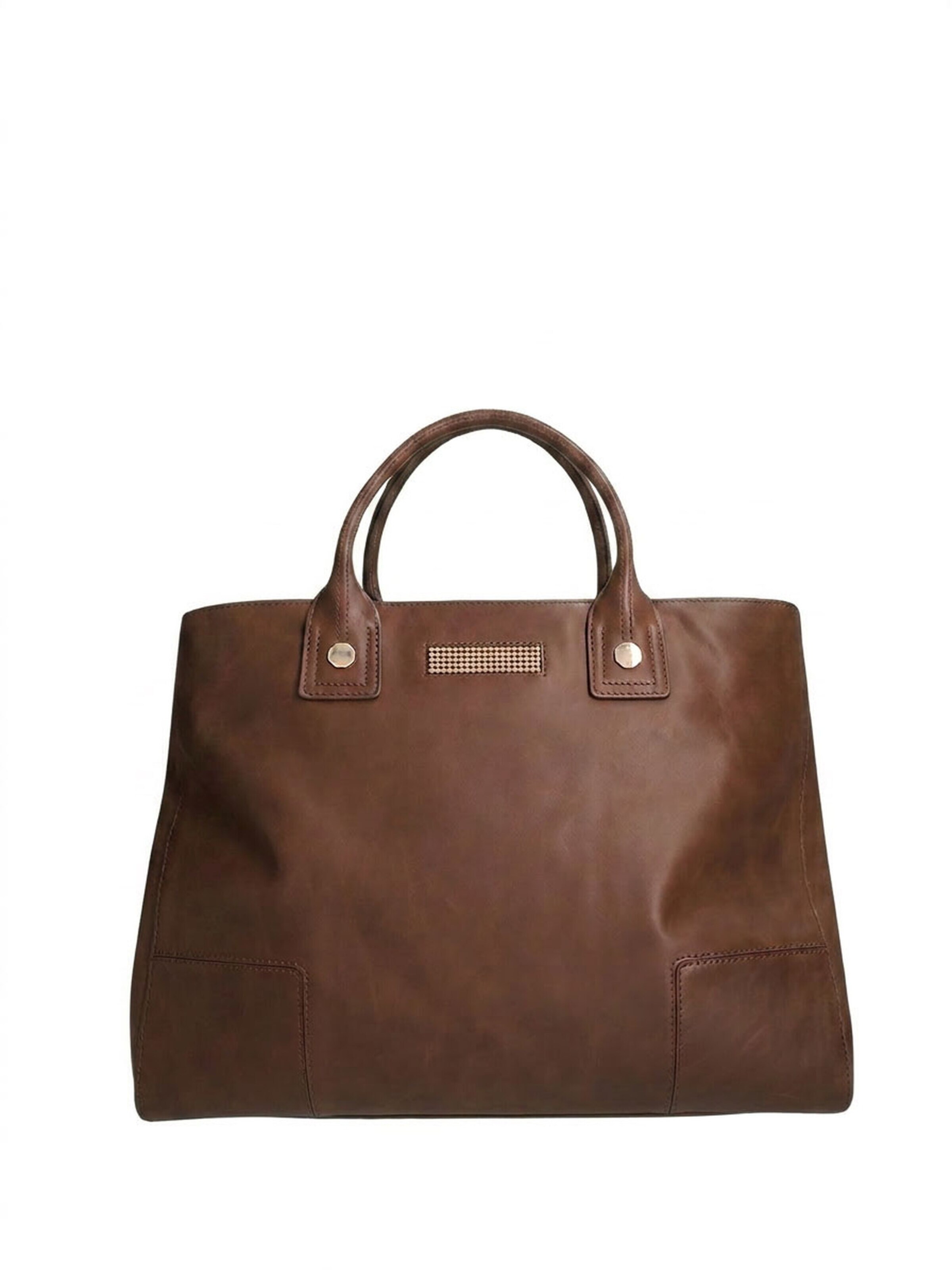 Clio Handbag 'CLASSIC' in Brown: front
