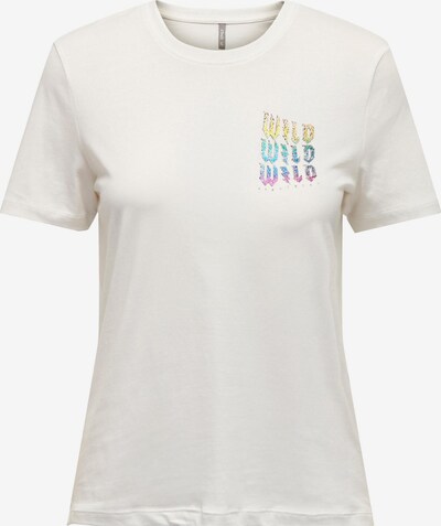 ONLY T-shirt 'KANDY LIFE' en blanc, Vue avec produit