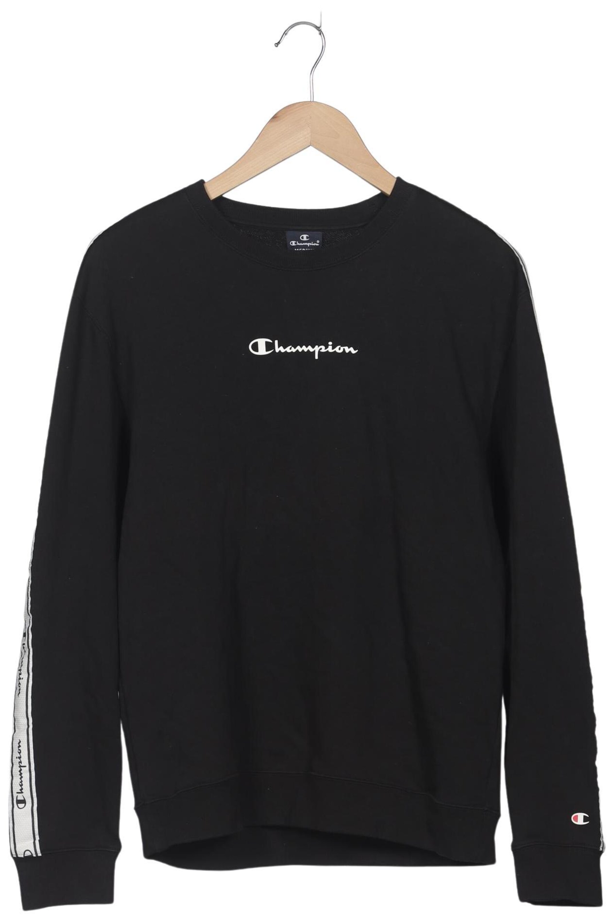 Champion Authentic Athletic Apparel Sweatshirt & Zip-Up Hoodie in M in Black: front