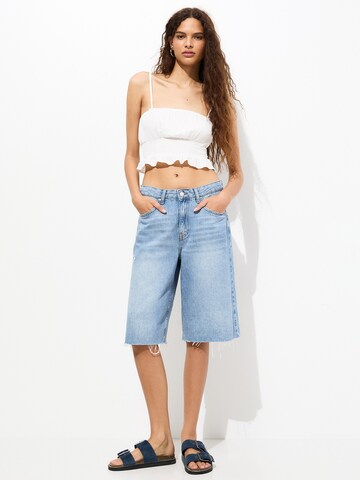 Pull&Bear Top – bílá