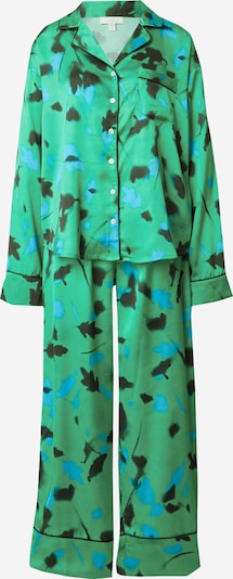 TOPSHOP Pyjama en bleu / vert / noir, Vue avec produit