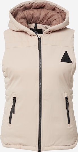 SOS Gilet en taupe / noir, Vue avec produit