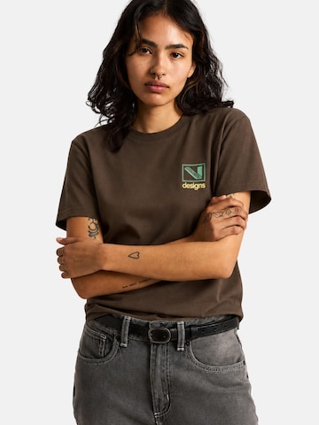 VANS T-shirt i brun: framsida