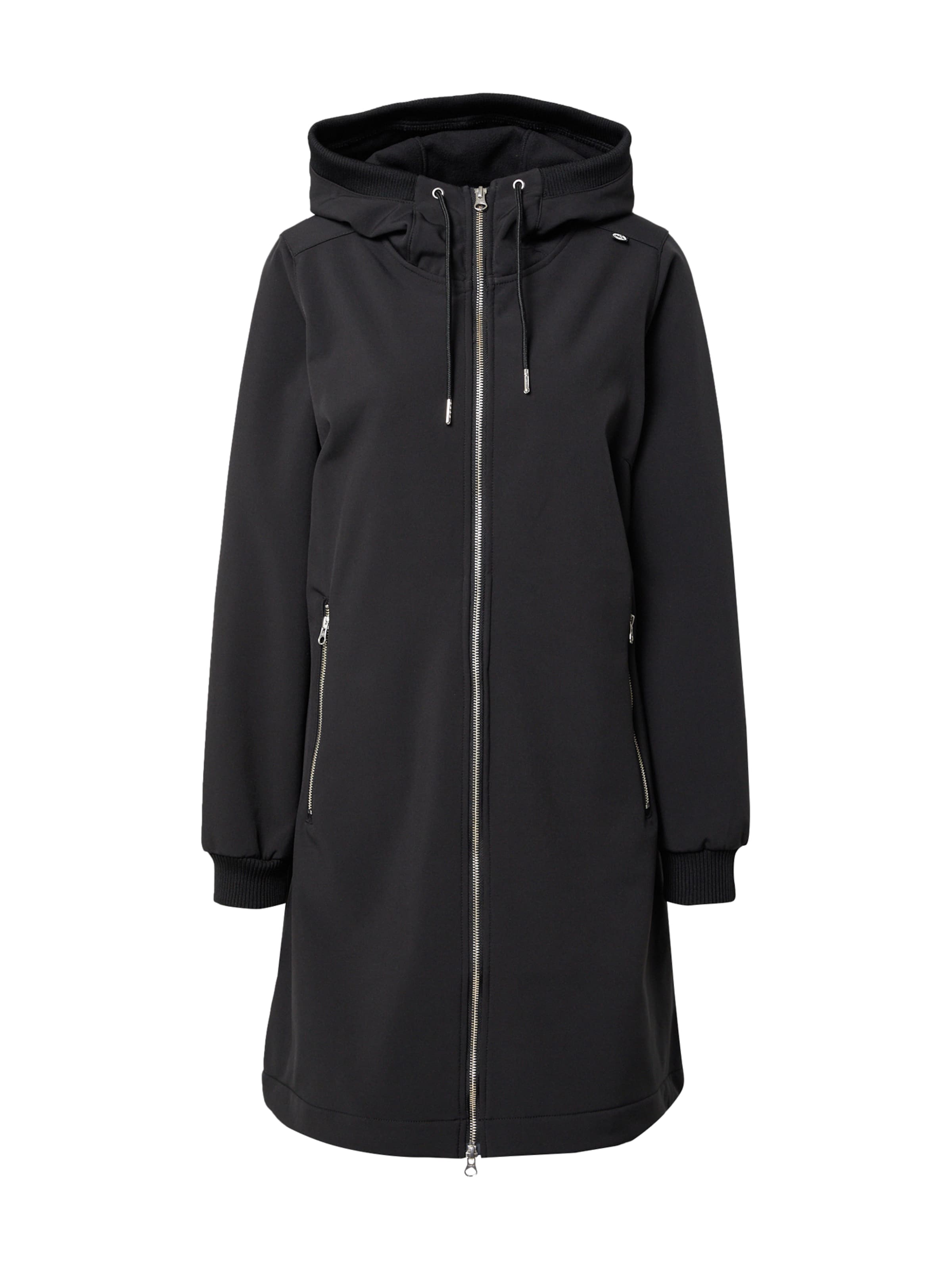 Danefae Ανοιξιάτικο και φθινοπωρινό παλτό 'Jane' σε μαύρο: μπροστά