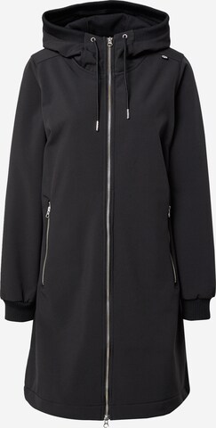 Danefae Between-Seasons Coat 'Jane' in Black: front