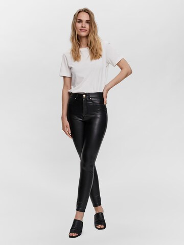 VERO MODA Skinny Hose 'AUGUSTA' in Schwarz