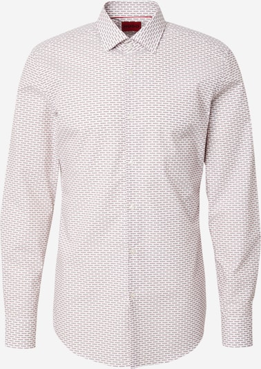 HUGO Košulja 'Kenno' u smeđa / crvena / bijela, Pregled proizvoda