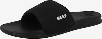 Claquettes / Tongs 'One Slide' REEF en noir : devant