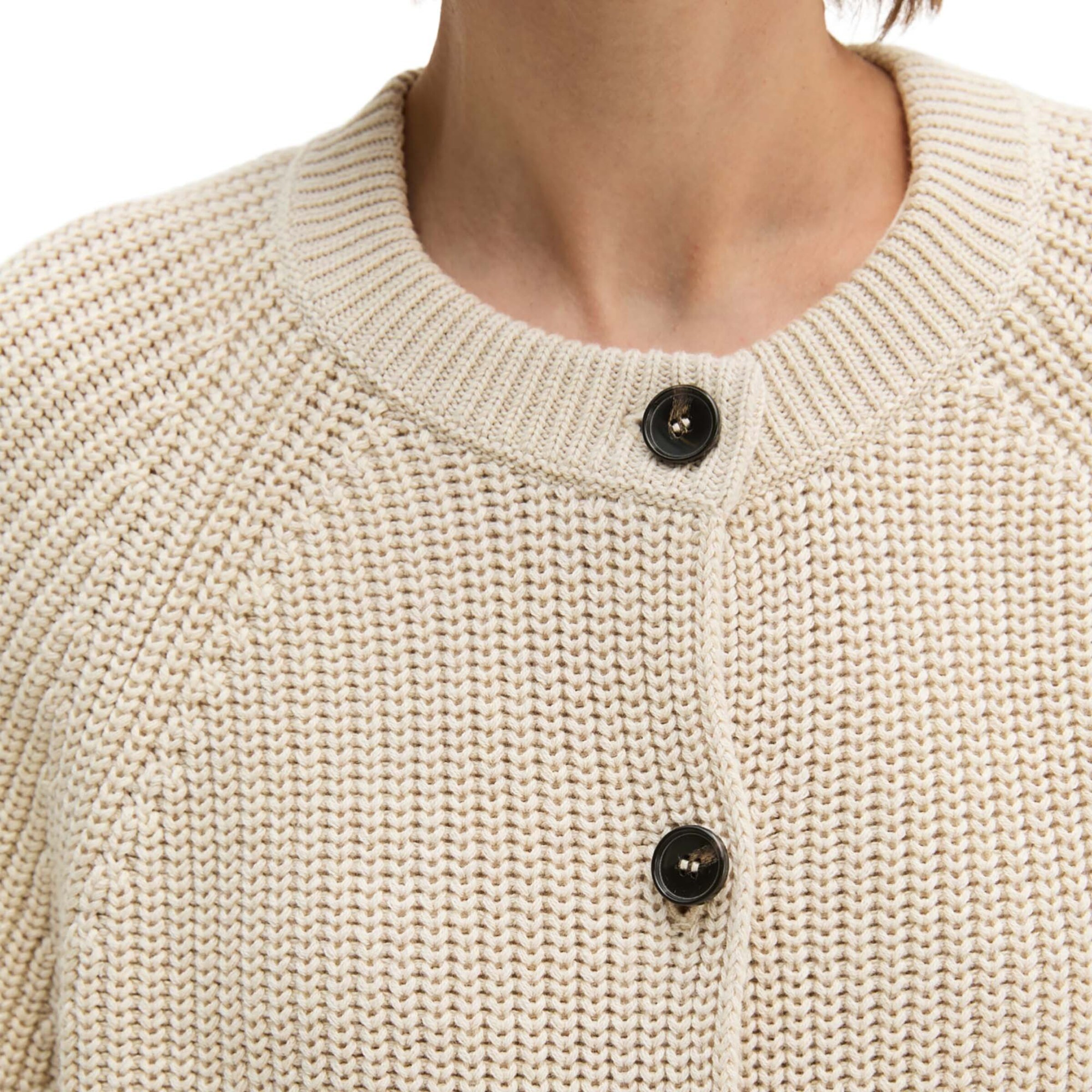 Marc O'Polo Gebreid vest in Beige