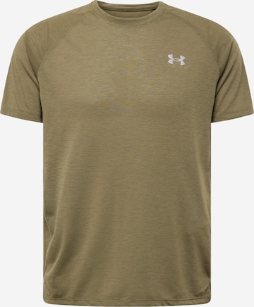 UNDER ARMOUR Performance shirt 'Streaker' in Green: front