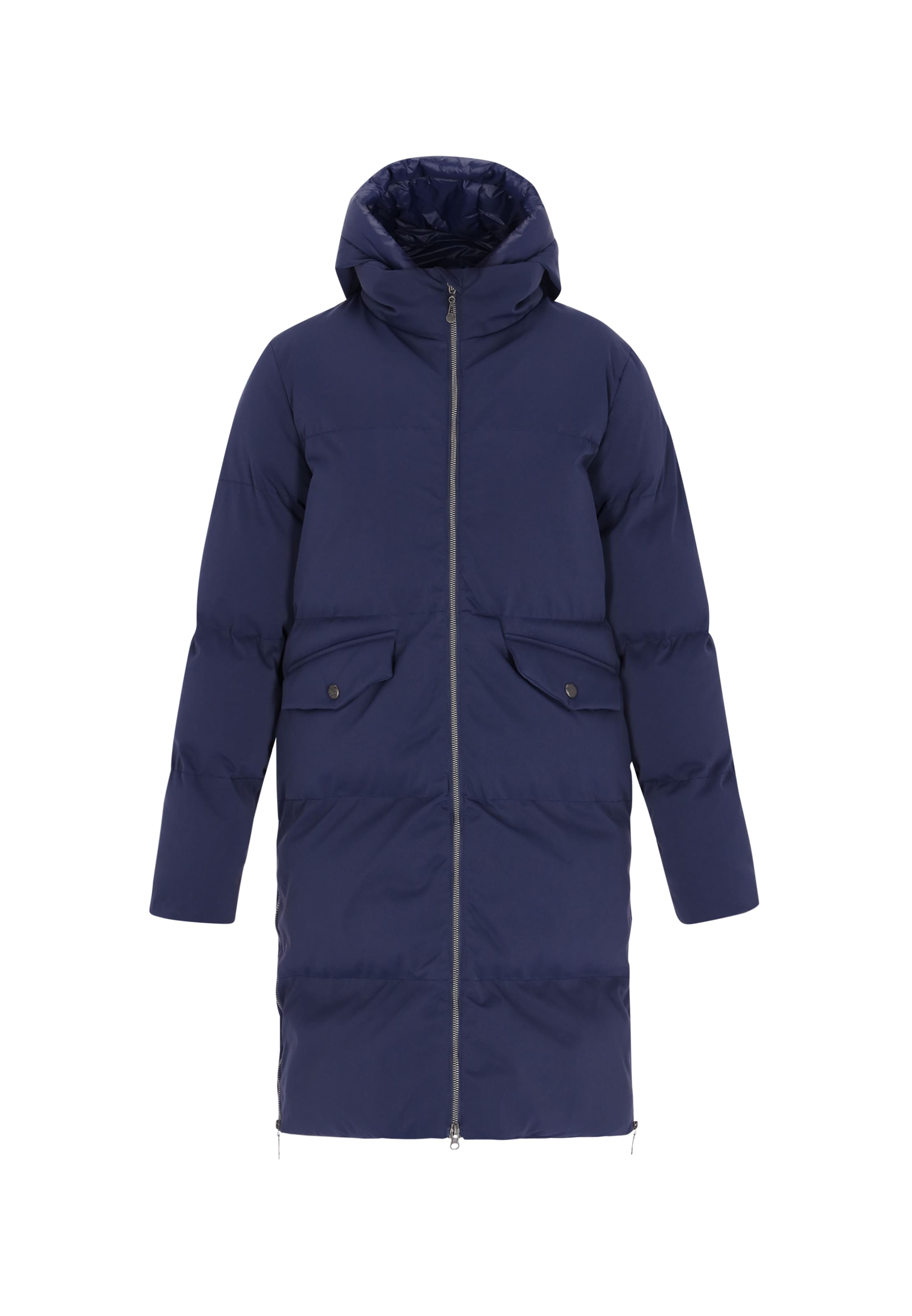 DreiMaster Vintage Winter Coat in Blue: front