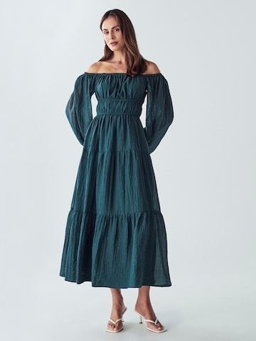 Willa Evening Dress 'Laney' in Green: front