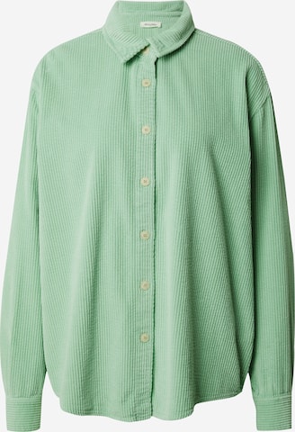 AMERICAN VINTAGE Bluse 'PADOW' i grøn: forside
