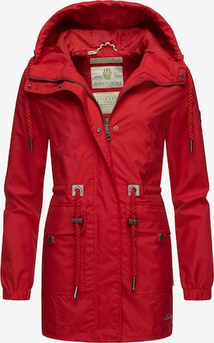 NAVAHOO Between-Seasons Parka 'Neophee' in Red: front