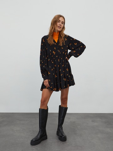 EDITED Shirt Dress 'Camella' in Black