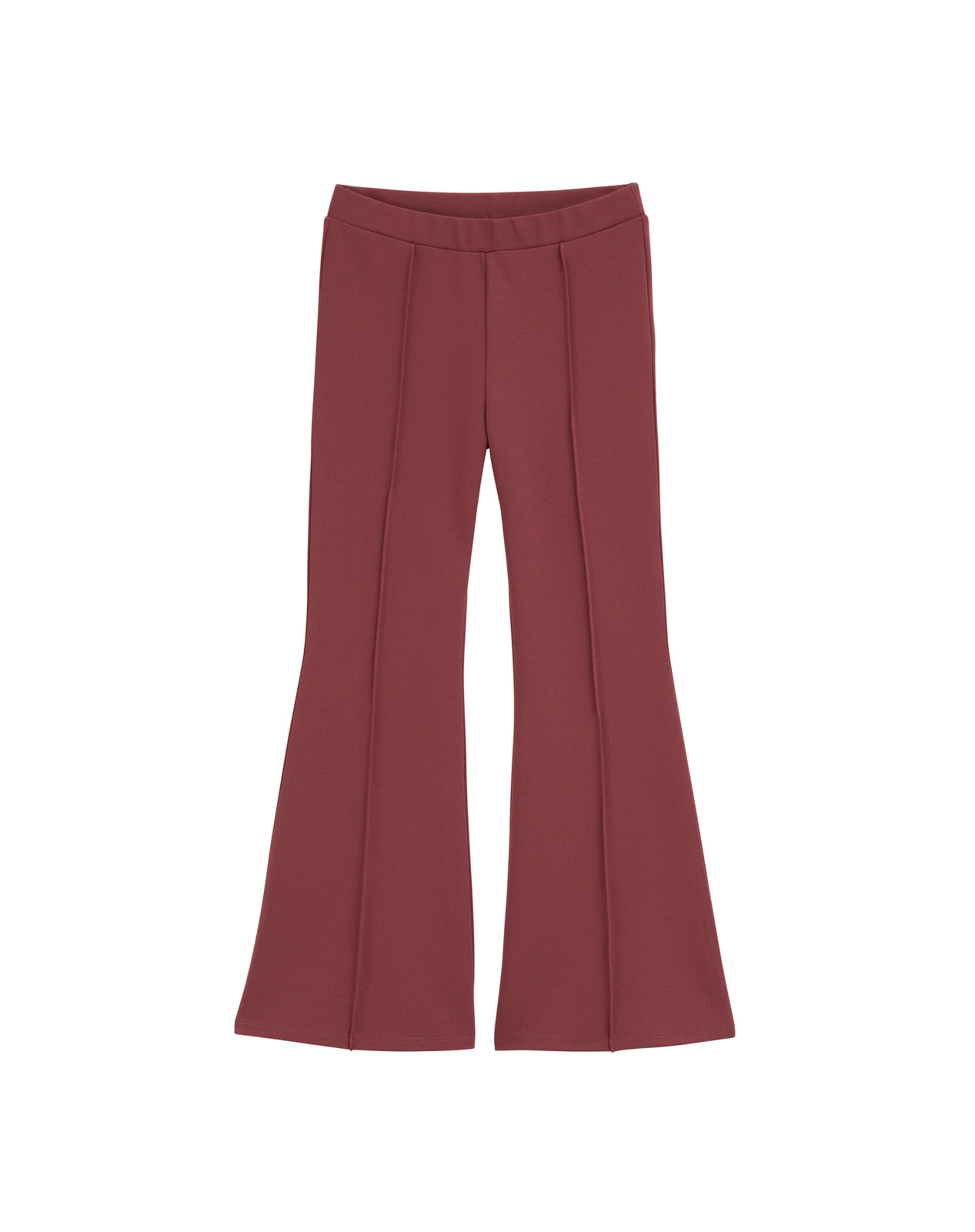 WE Fashion Flared Leggings in Roze: voorkant
