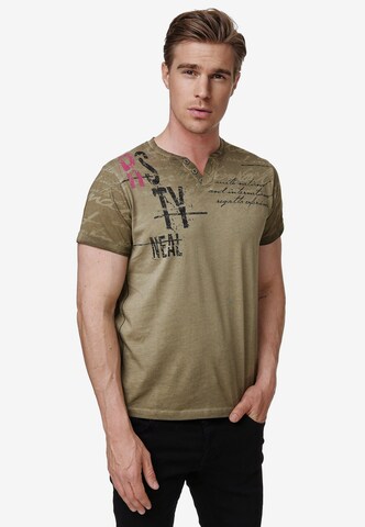 Rusty Neal Shirt in Bruin: voorkant