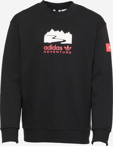 ADIDAS ORIGINALS Sweatshirt i svart: framsida