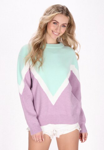 IZIA - Jersey en lila: frente