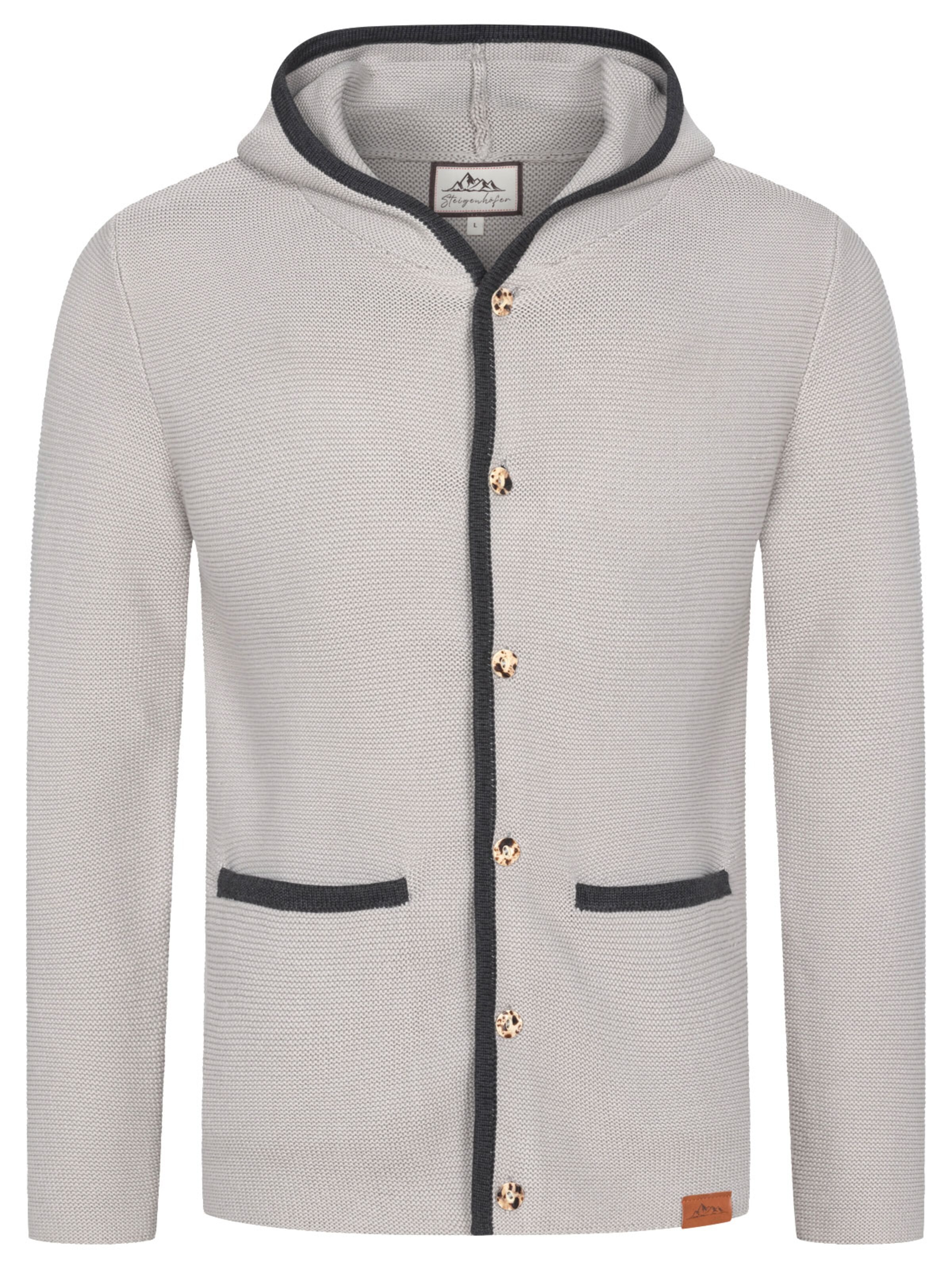 Steigenhöfer Knit Cardigan 'Max' in S in Grey, Item view