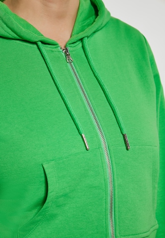 swirly Sweat jacket in Green