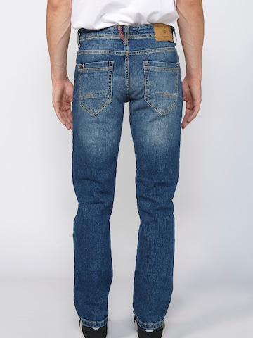 KOROSHI Regular Jeans i blå