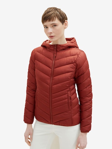 TOM TAILOR DENIM Between-Season Jacket in Red