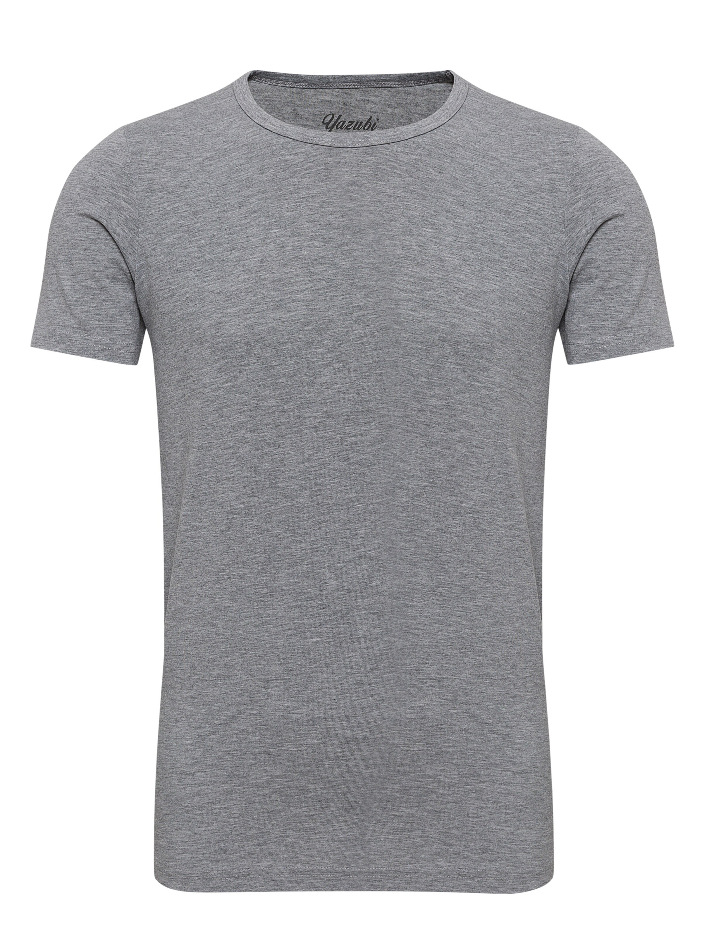 yazubi Shirt 'Mythic Crew Neck' in Grey