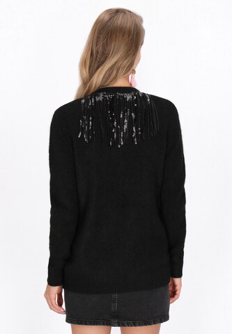 IZIA - Cárdigan en negro
