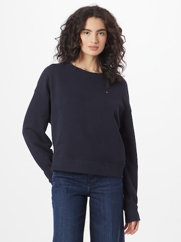 Sweat-shirt TOMMY HILFIGER en bleu : devant