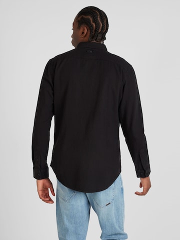 G-Star RAW Regular fit Button Up Shirt 'Marine' in Black