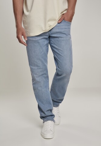 Urban Classics Regular Jeans in Blauw: voorkant