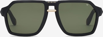 Philipp Plein - Óculos de sol em preto: frente