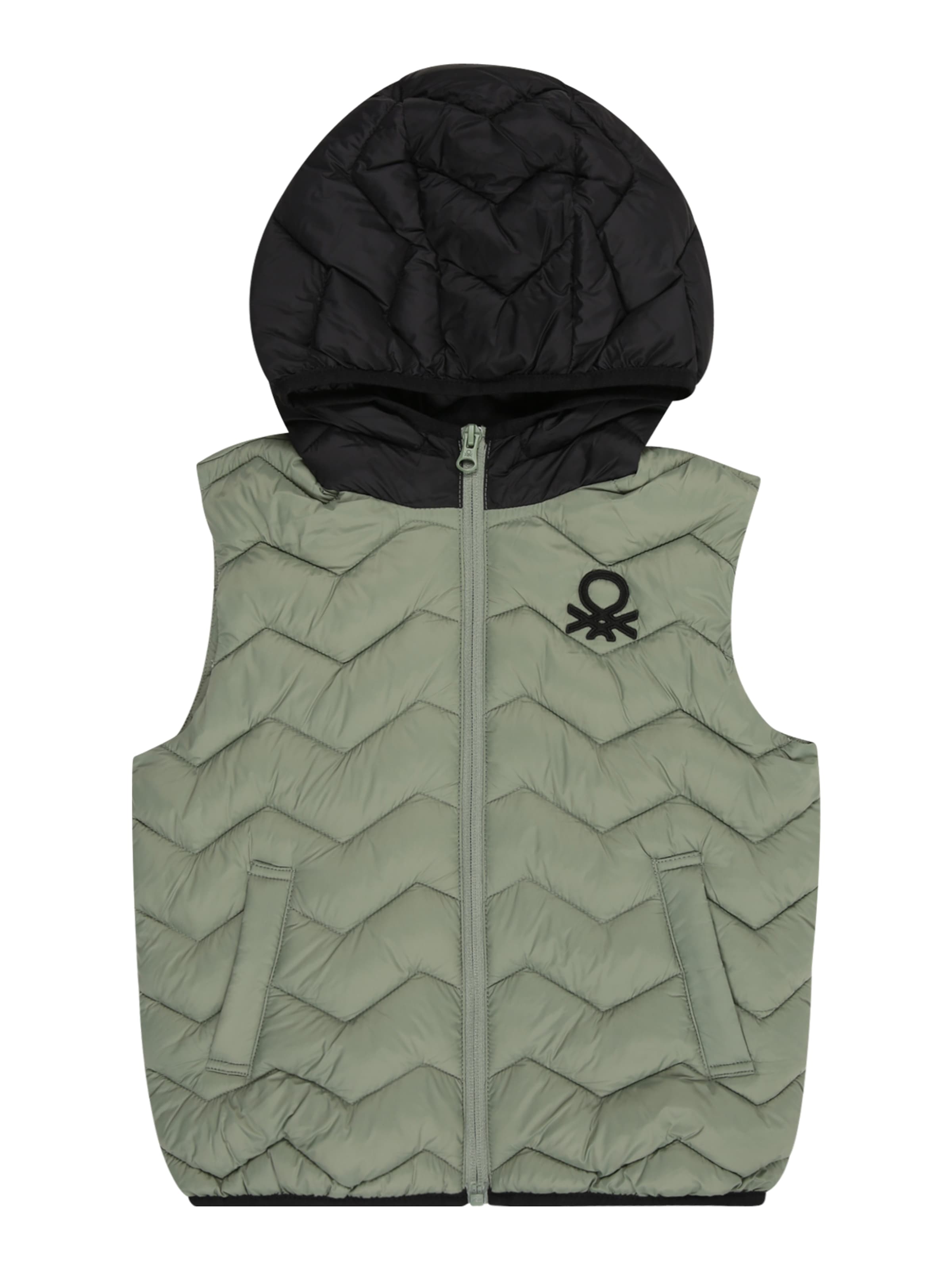 Gilet di UNITED COLORS OF BENETTON in verde: frontale