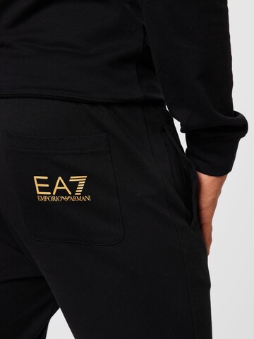EA7 Emporio Armani Tapered Trousers in Black