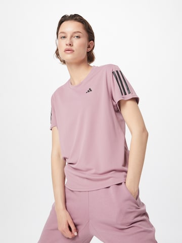 Tricou funcțional 'Own The Run' de la ADIDAS PERFORMANCE pe mov: față