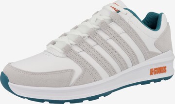 Baskets basses K-SWISS en blanc : devant