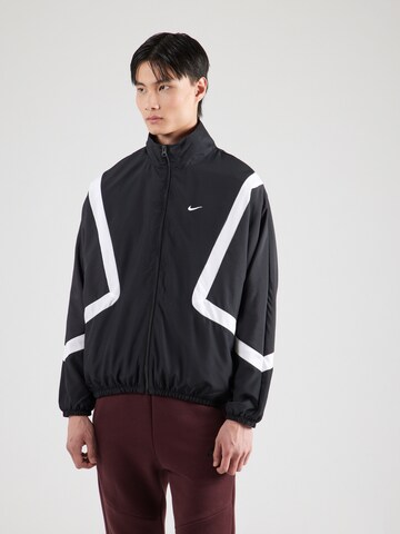NIKE Träningsjacka i svart: framsida