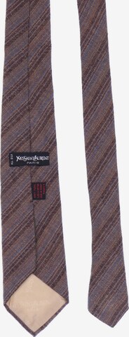 YVES SAINT LAURENT Seiden-Krawatte One Size in Braun