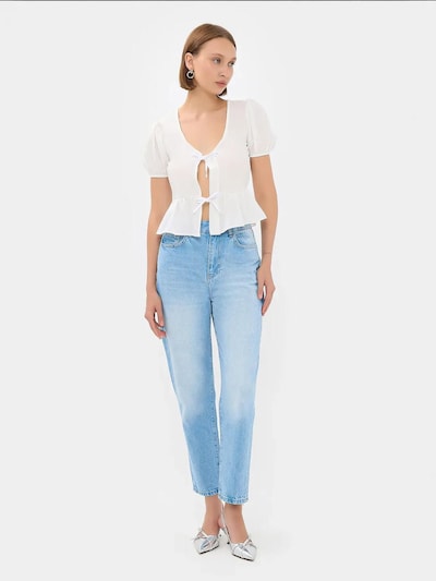 Hiccup Bluse 'Blusen'‌‌‌‌‌ in S in weiß, Produktansicht