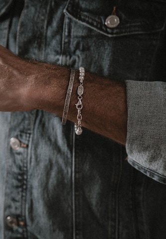 Bracelet Haze&Glory en blanc : devant