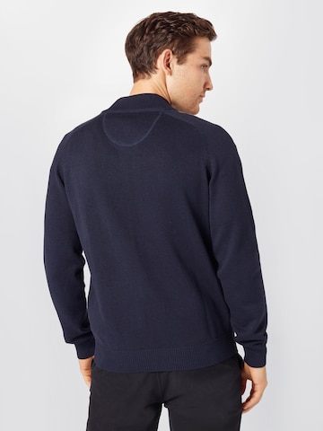 FYNCH-HATTON Regular Fit Cardigan i blå