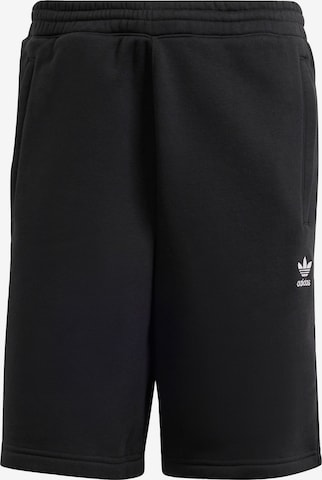 regular Pantaloni 'Trefoil Essentials' di ADIDAS ORIGINALS in nero: frontale