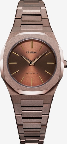 D1 Milano Uhr in Braun: Vorderseite