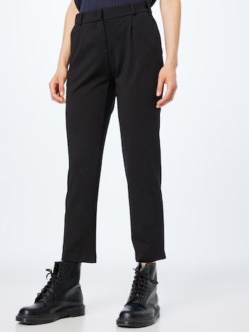 BRAX Regular Pleat-Front Pants 'MARON' in Black: front